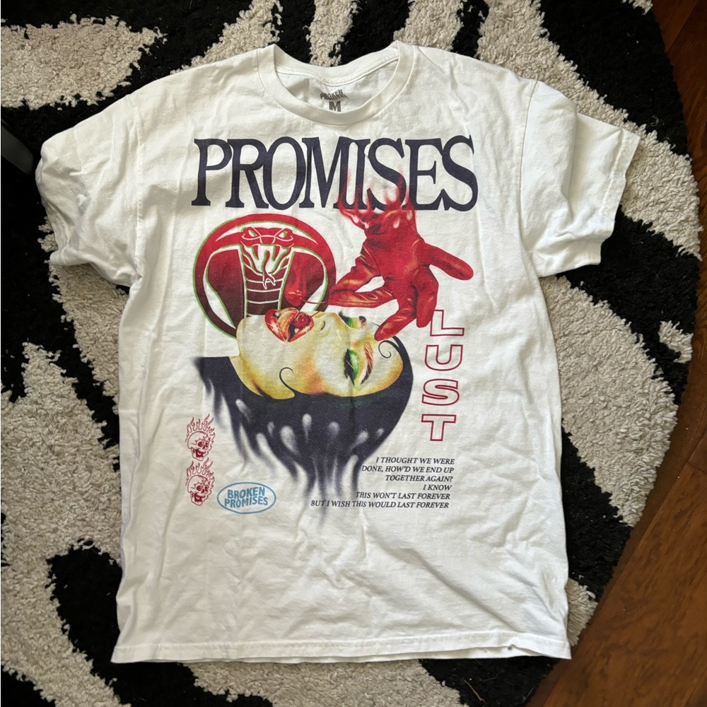Broken Promises Lust Graphic Short Sleeve Tee Medium View 2